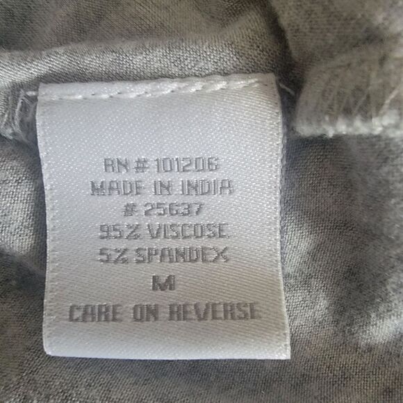 Soft Surroundings Embroidered Floral Deep V-Neck Asymmetrical. Size M. - Picture 9 of 10